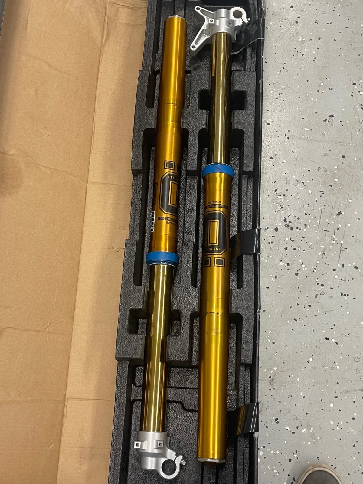 Ohlins forks for Kawasaki 250/450 2019-