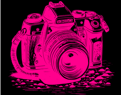 a DSLR camera