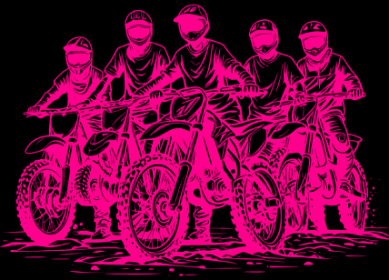 a group of riders